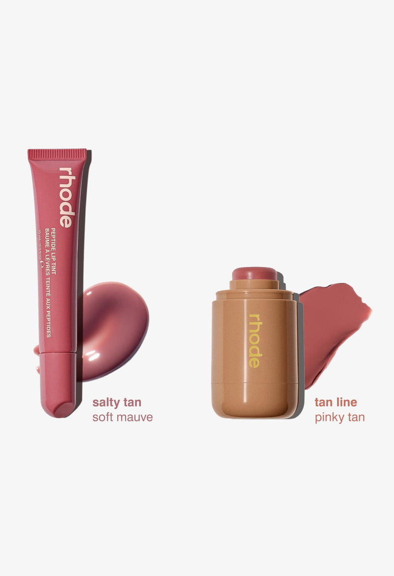 the duos tan line + salty tan